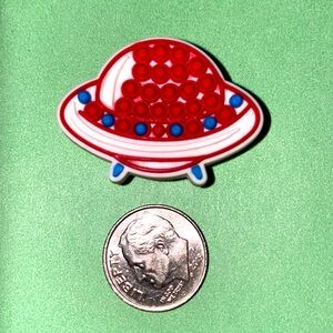 (10 for $15) UFO Lego Croc Shoe Charms